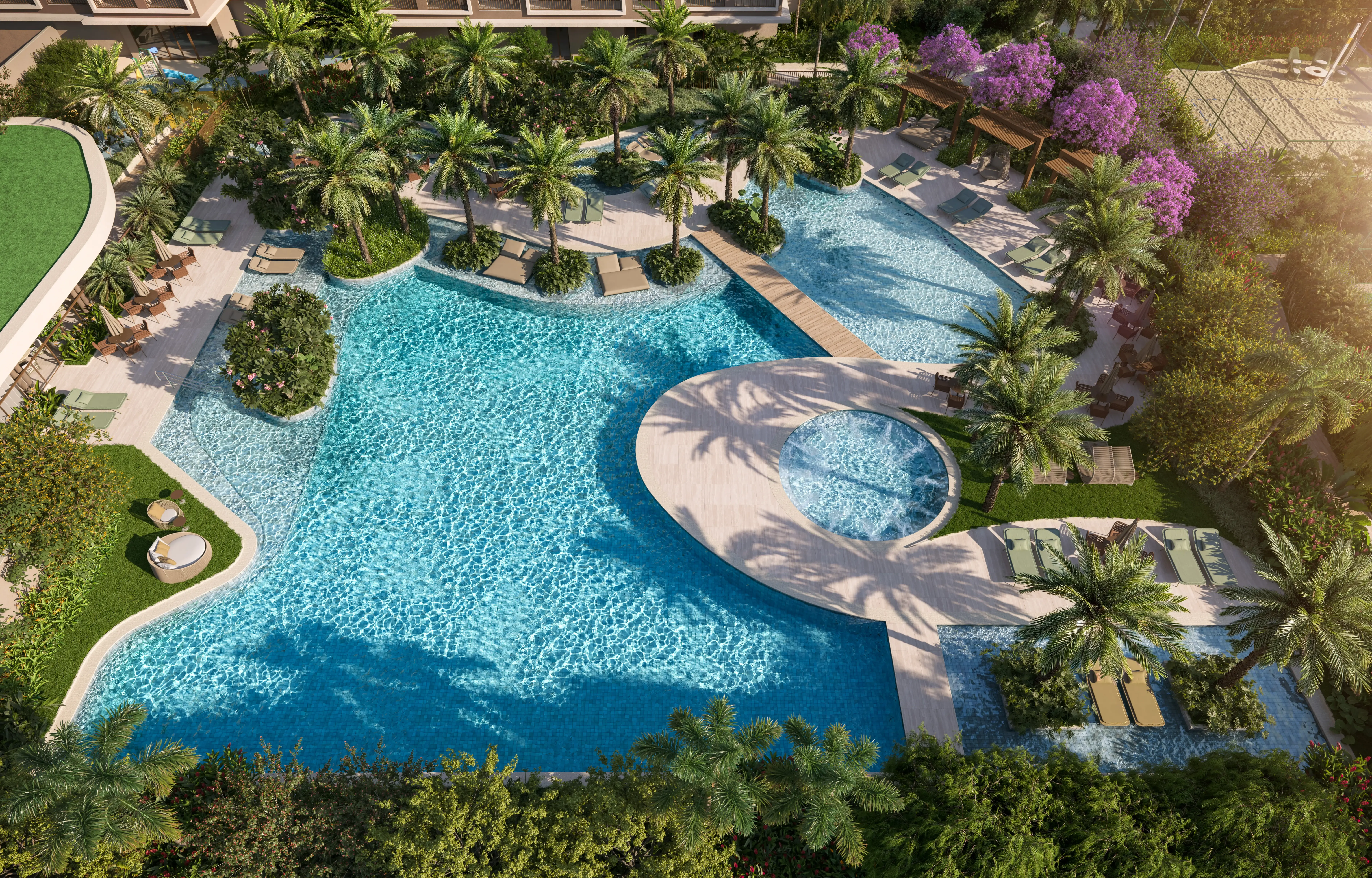 ILUSTRAÇÃO ARTÍSTICA - PISCINAS IN THE PARK