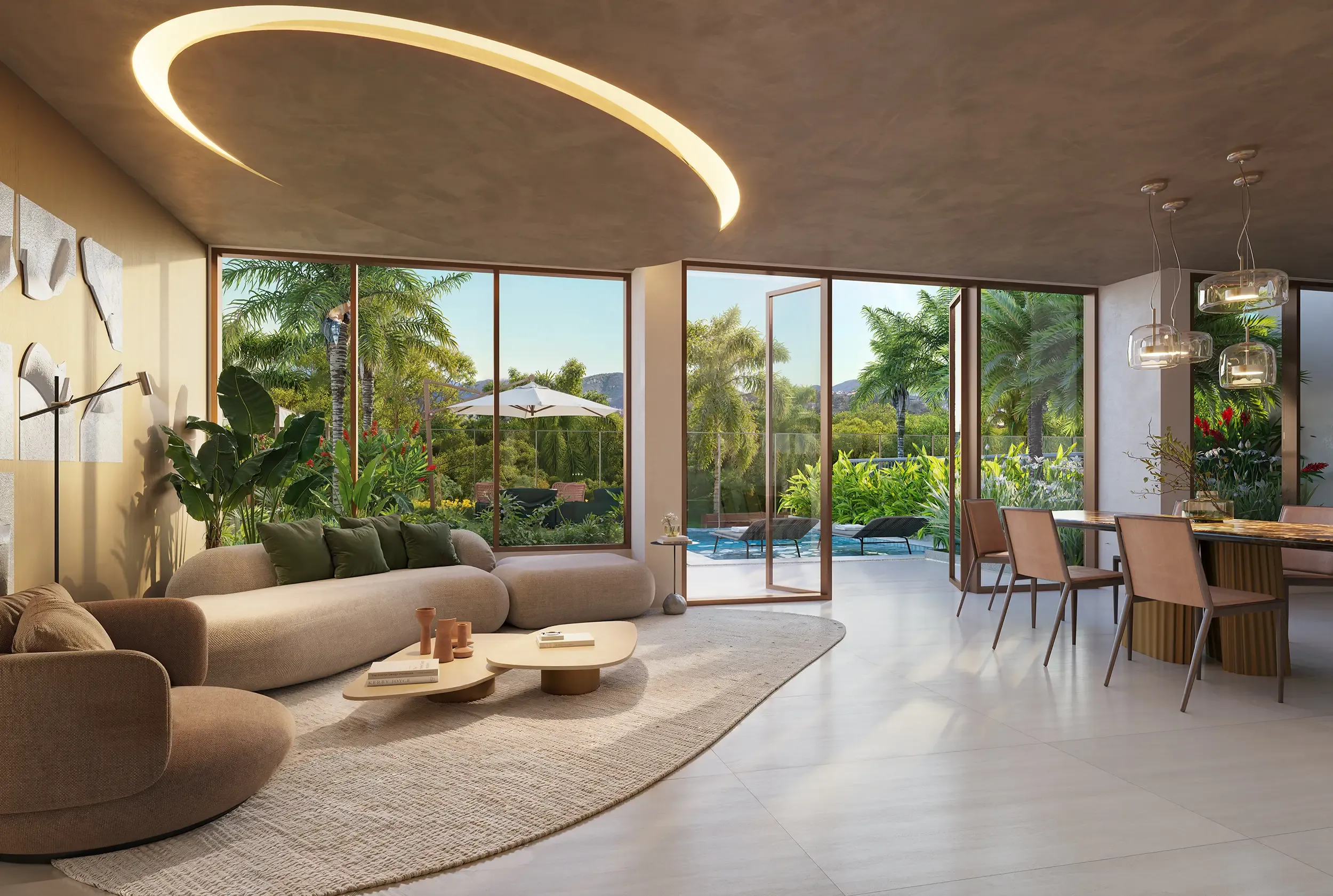 ILUSTRAÇÃO ARTÍSTICA - POOL HOUSE