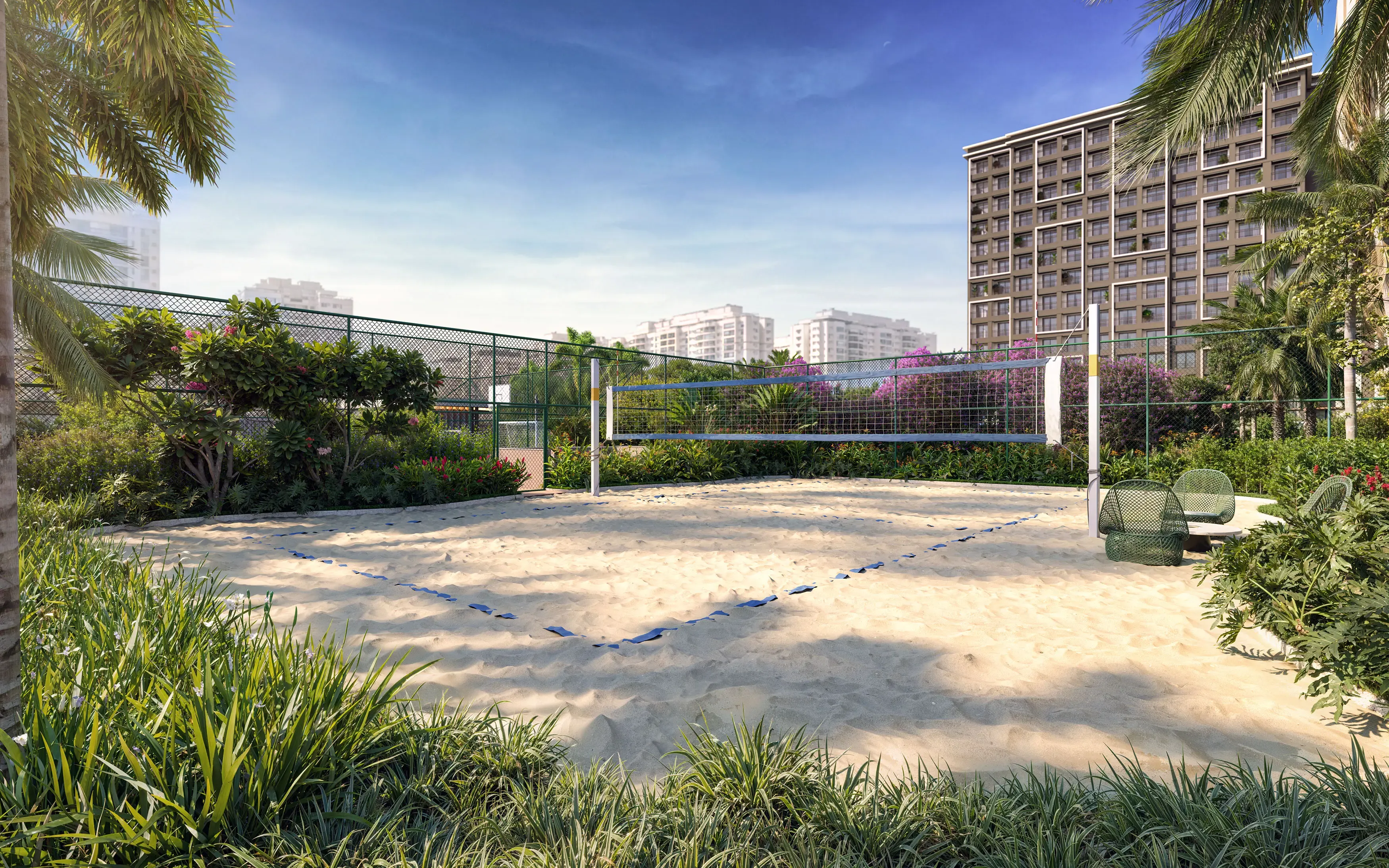 ILUSTRAÇÃO ARTÍSTICA - QUADRA DE AREIA