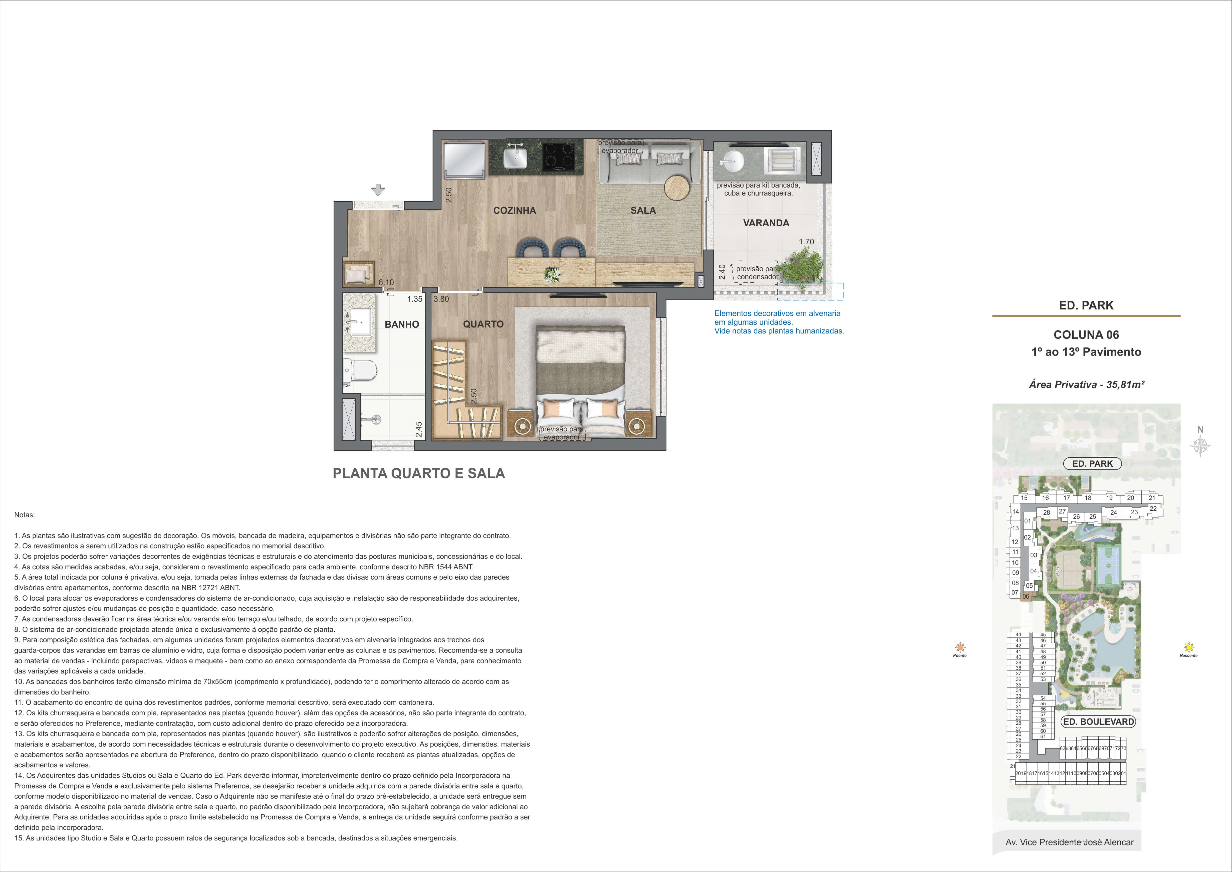 QUARTO E SALA - B2 AP06