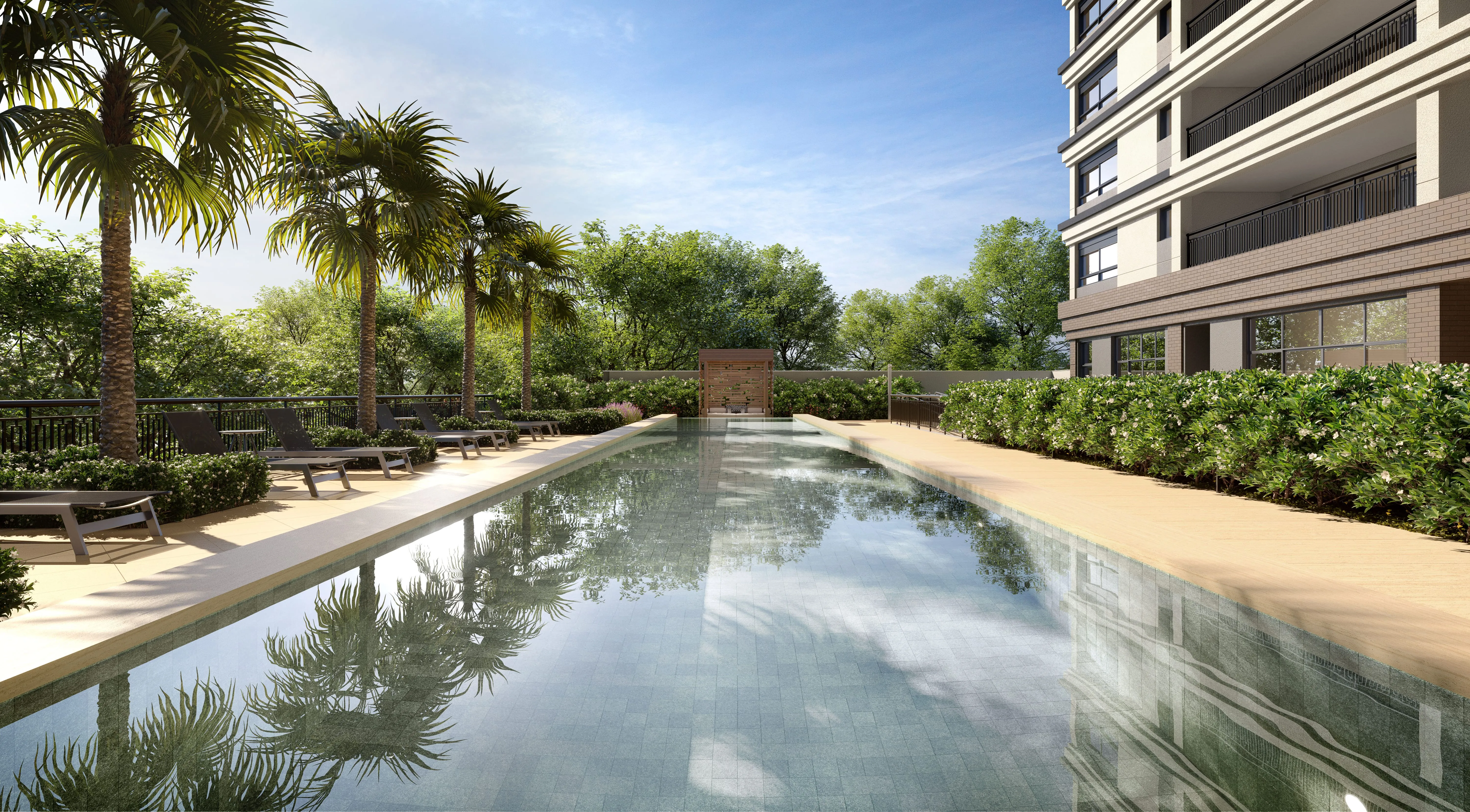 Perspectiva Ilustrada Piscina