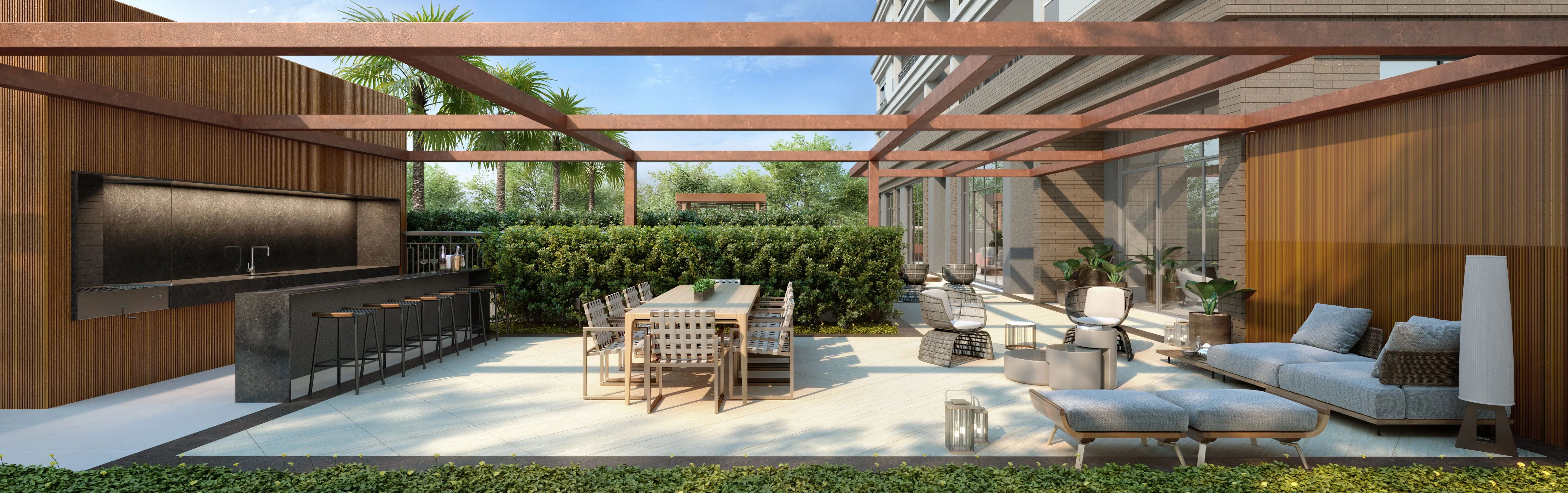 Perspectiva Ilustrada Churrasqueira