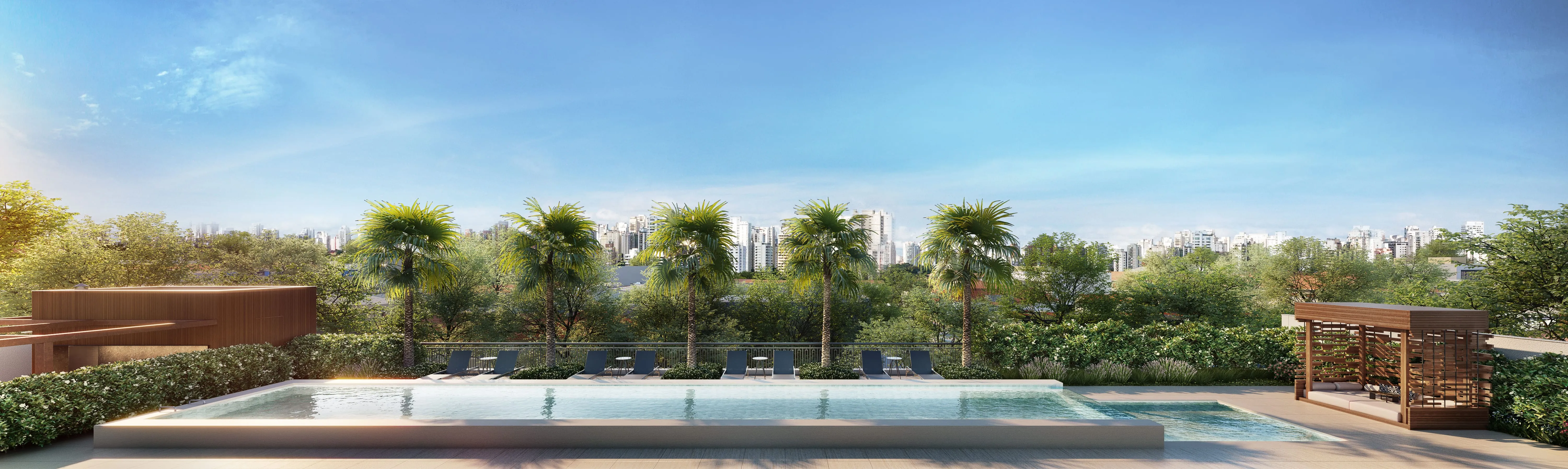 Perspectiva Ilustrada Piscina 