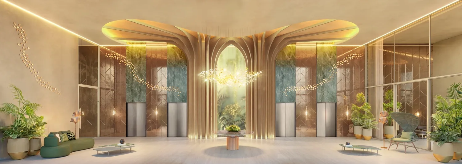 Perspectiva Ilustrada Lobby 