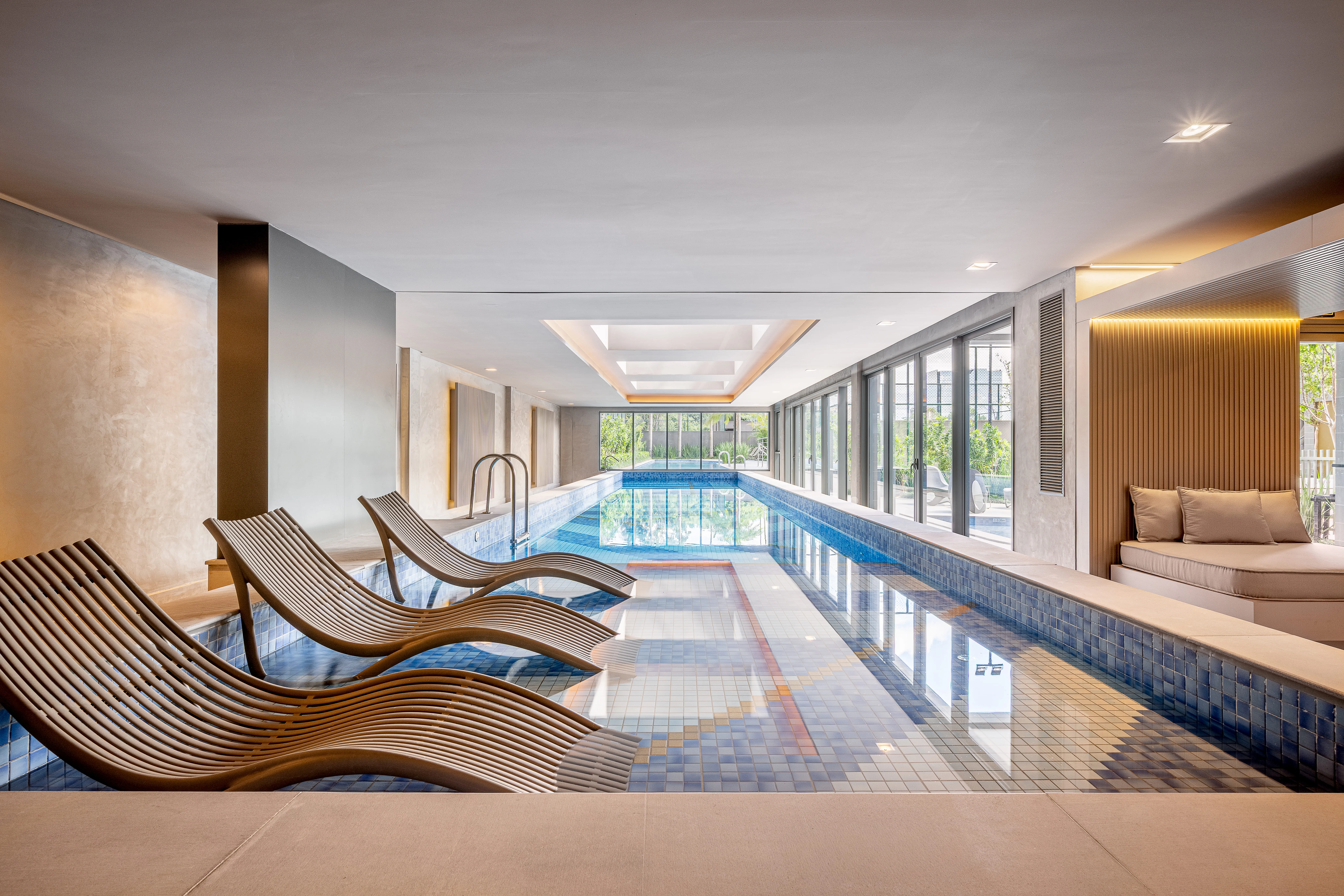 Imagem real da Piscina Coberta