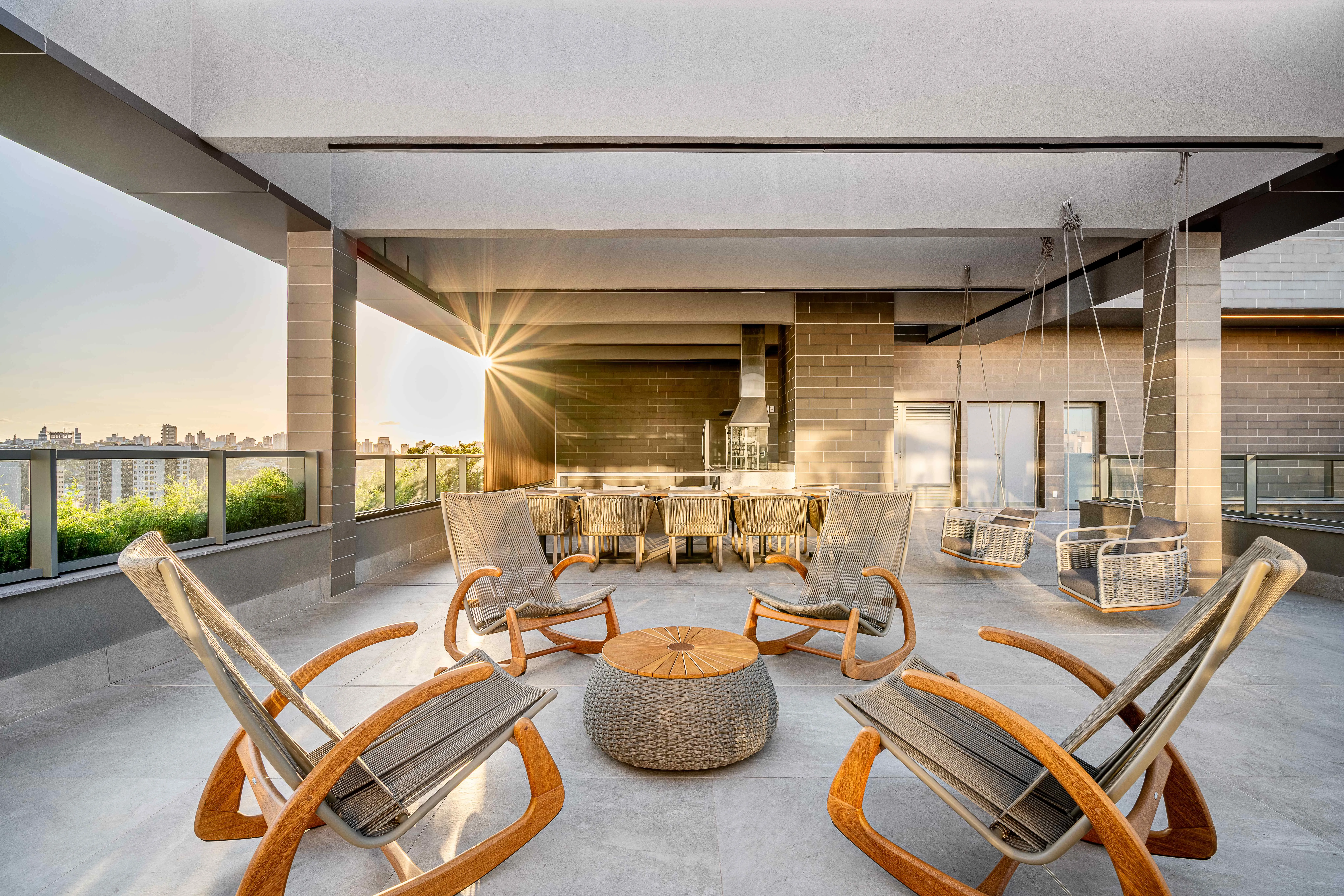 Imagem real do Rooftop Lounge