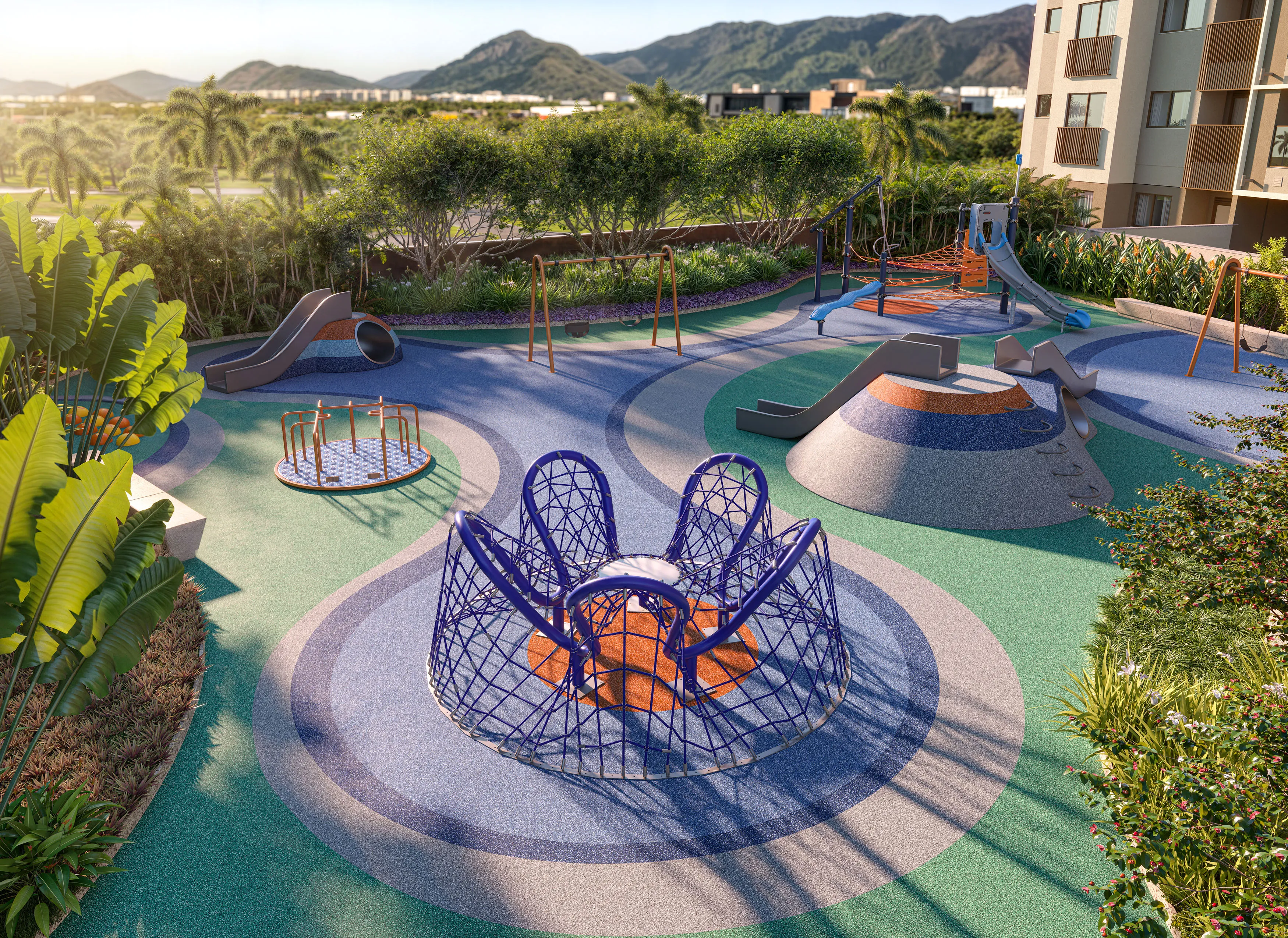Ilustração Artística - Playground.