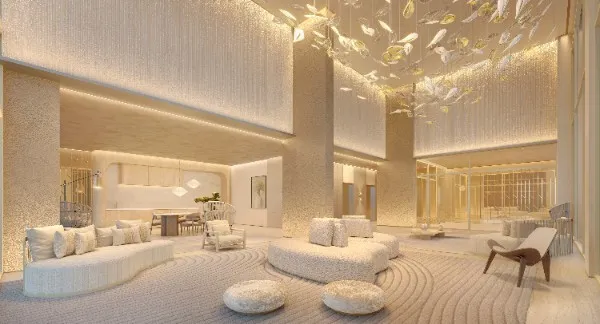Perspectiva Ilustrada Lobby 