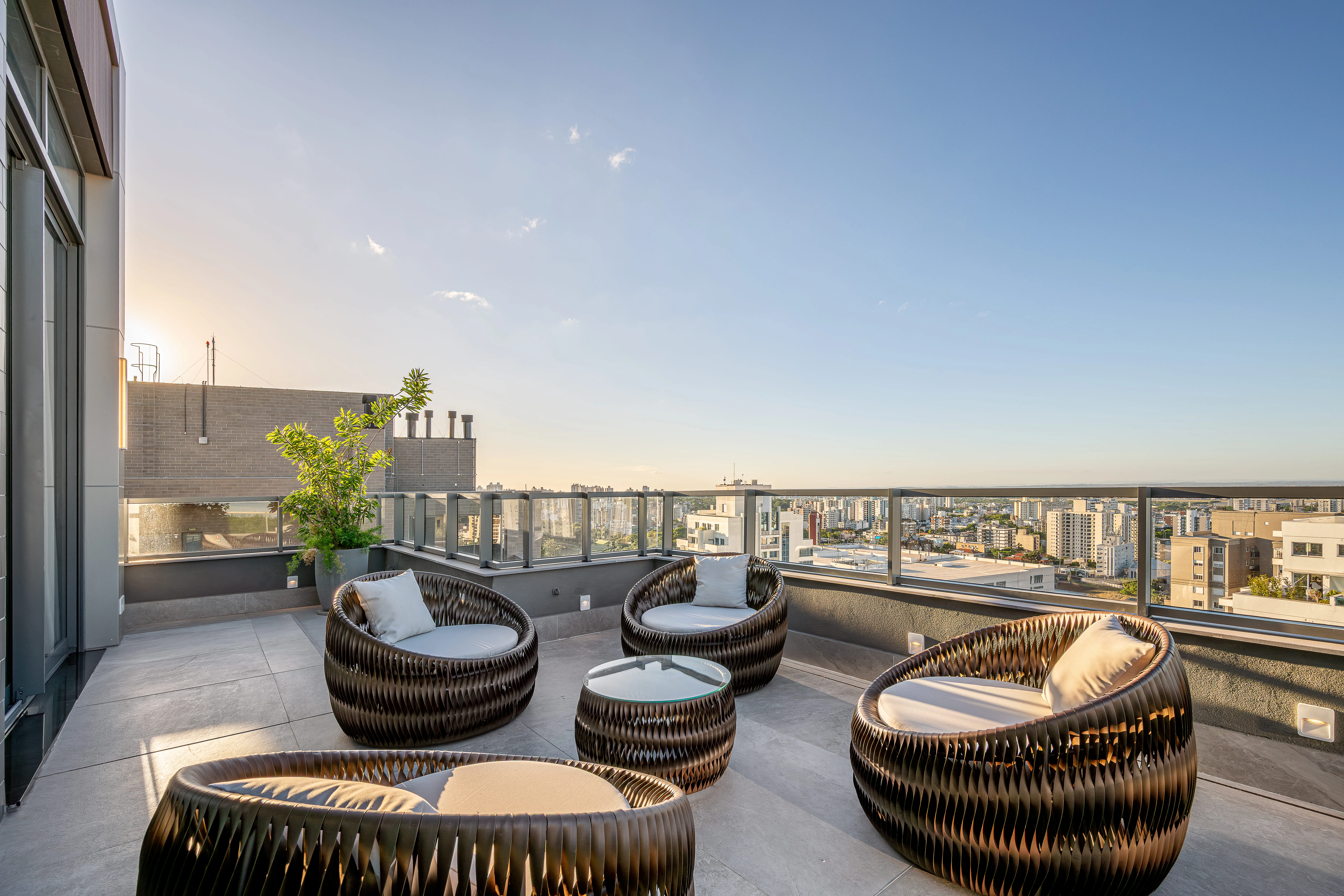 Rooftop lounge