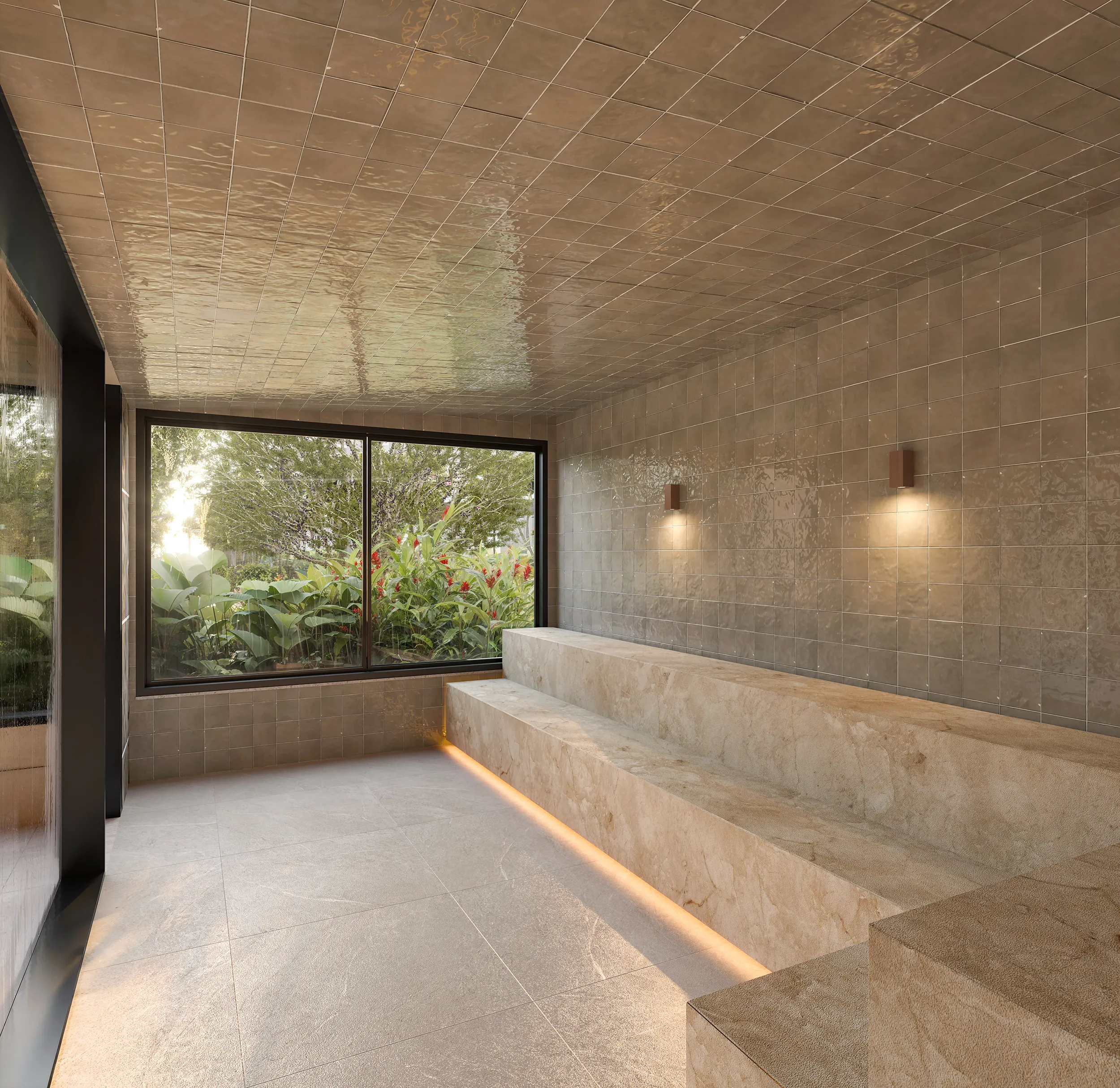 Ilustração artística Sauna