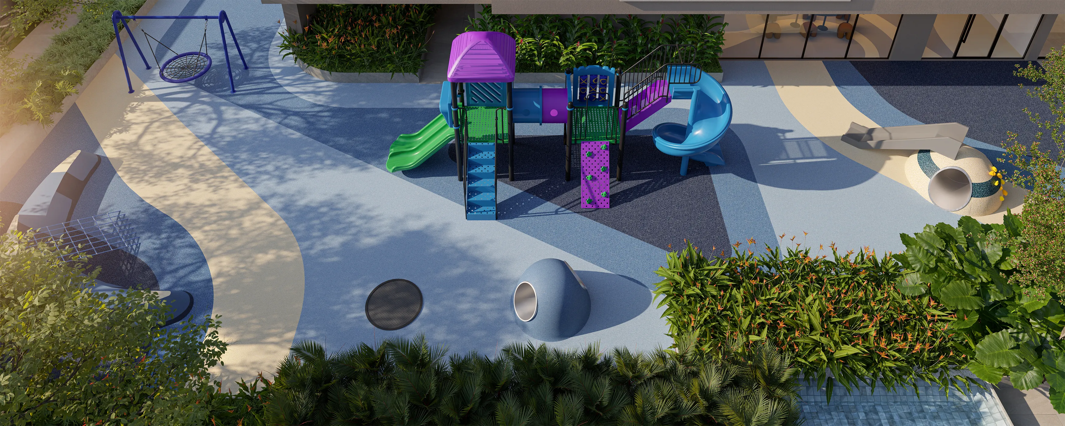 Ilustração artística Playground