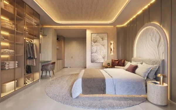 Perspectiva Ilustrada Studio Residencial 24,25m